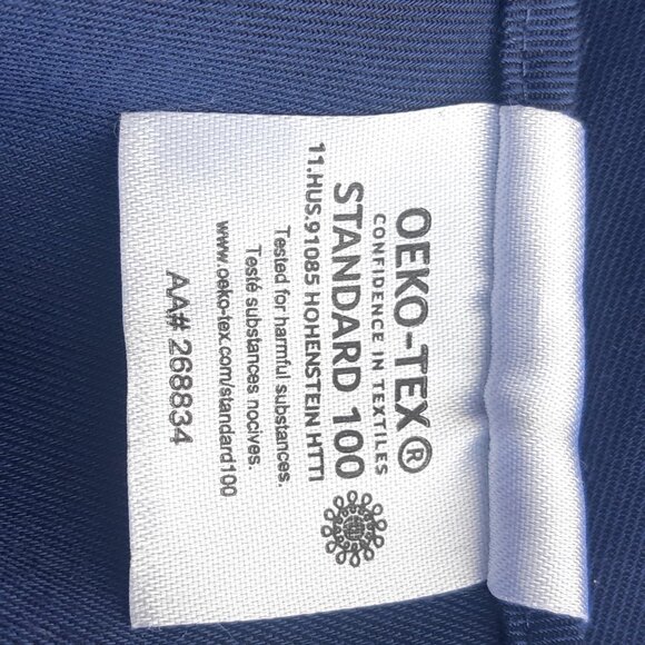 Michael Kors SZ16 Slim Fit Men's Wrinkle Free Cotton Marine Blue Button Up Shirt - Picture 10 of 15